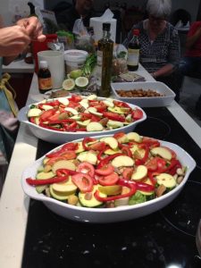 Aula-jantar vegetariano/vegan gluten sugar free No restaurante Mania da Cozinha no Funchal, Madeira