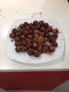 Aula-jantar vegetariano/vegan gluten sugar free No restaurante Mania da Cozinha no Funchal, Madeira