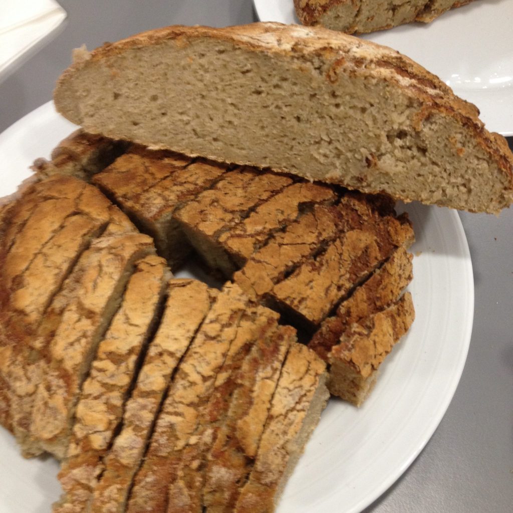 gluten free pão de batata doce madeira sarraceno arroz